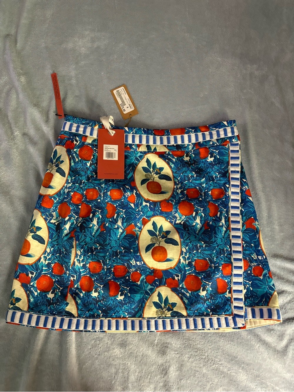 HUNTER BELL Blue and Orange Powell Skirt